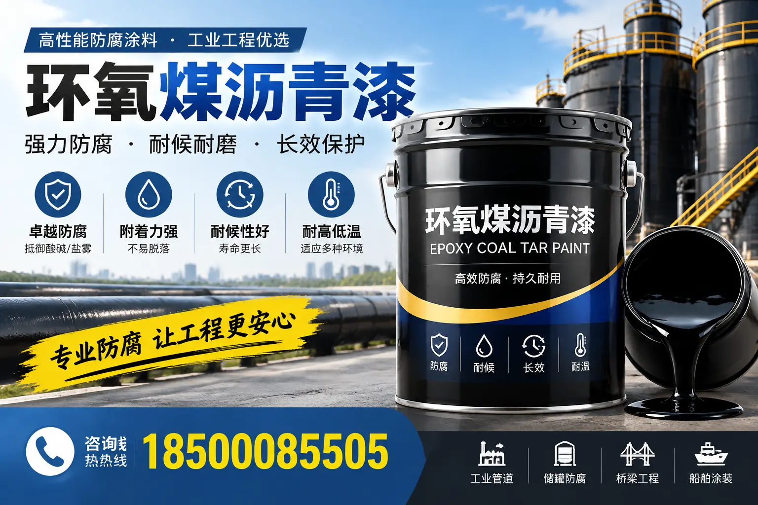 环氧煤沥青漆的施工方法与注意事项，确保在茂名顺利完成